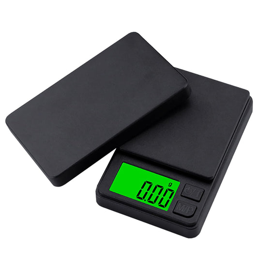 GeekerChip Balance de cuisine numérique portable - 0,01 g/1000 g - Balance de poche multifonction - Avec écran LCD - Pour aliments, bijoux, médecine, laboratoire, café