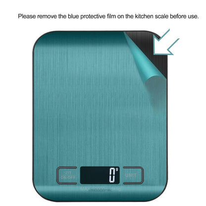 Balance De Cuisine NuméRiques, Balances NuméRiques Professionnelles 10 kg - Mesure PréCise Jusqu'à 1g,Balances De Cuisine éLectroniques Avec éCran Lcd, Fonction Tare. (Noir)