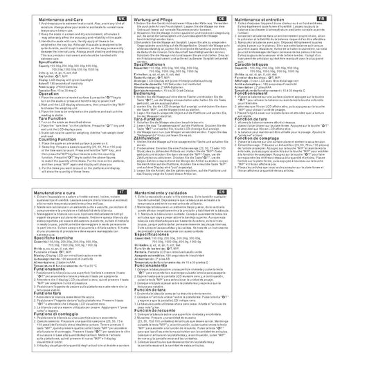 GeekerChip Balance de cuisine numérique portable - 0,01 g/1000 g - Balance de poche multifonction - Avec écran LCD - Pour aliments, bijoux, médecine, laboratoire, café